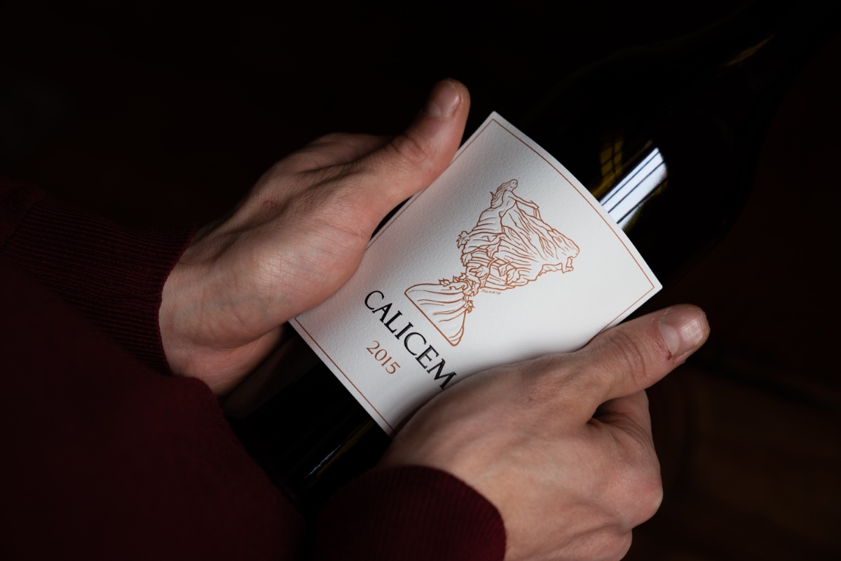 The sculpture is now the logo of CALICEM. 2015 was the first vintage of CALICEM. (Photo Credit: CALICEM)