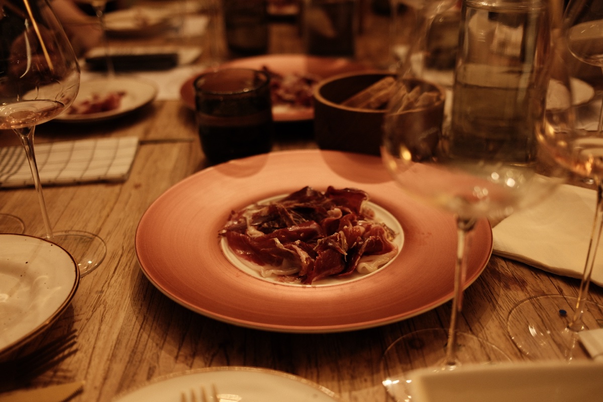 The Bellota Ham tasted with . (Photo Credit: Jaclene Liew)