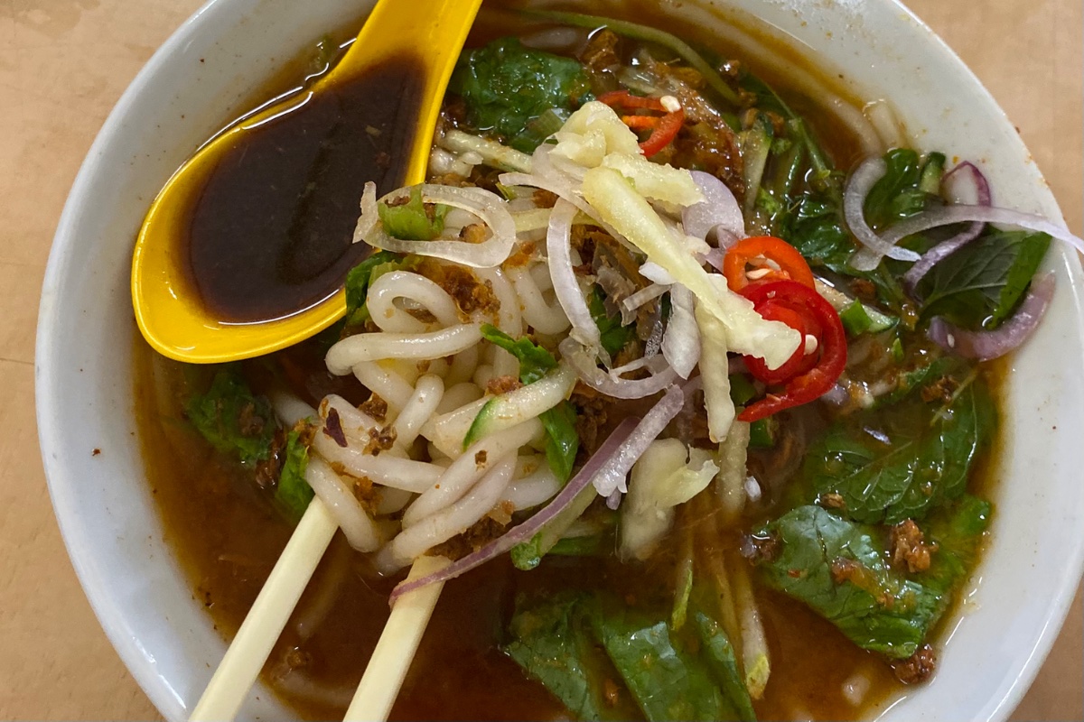 Asam Laksa in Penang. (Photo Credit: Jaclene Liew)